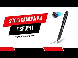 Stylo à caméra espion cachée 1080P vidéo avec son et photo