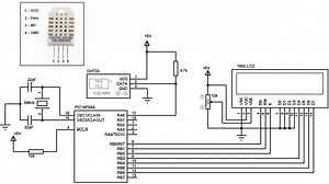 Interfacing PIC16F84A with DHT22 sensor - CCS C