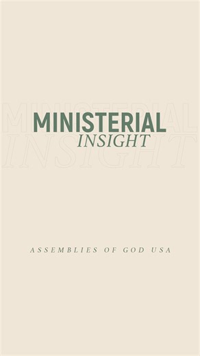 How do we consider those who disagree with us in the conversation of women in ministry? Join us in our recent Women in Ministry episode as we navigate this question. Check out this episode under the Ministerial Insights playlist on YouTube and Facebook. [Assemblies of God USA: Ministerial Insights// Women in Ministry] | Assemblies of God USA