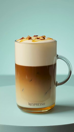 There’s only one way to celebrate Pecan Day –by making this delicious recipe using our Maple Pecan Flavored Coffee! 😍 https://nespres.so/a/4yetos Maple Pecan Iced Latte Ingredients: 1 capsule Maple Pecan Coffee 1 tbs. Maple syrup 7 oz. milk of your choice Ice cubes Pecan nuts & additional maple syrup for garnish (optional) Materials: Small glass Vertuo Alto Mug Aeroccino How to make it: 1. Brew Maple Pecan coffee directly into the glass and let it chill. *Double-click the brew button within 1 s