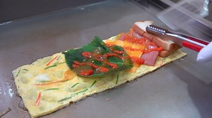 4.5M views · 454 reactions | Egg Roll Toast, Ham Cheese Toast Korean Street Food | Amazing Chef | Facebook