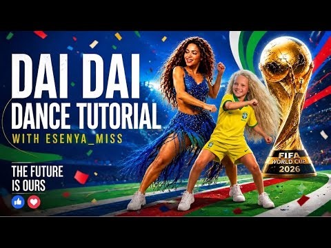 DAI DAI Shakira DANCE TUTORIAL WITH ESENIIA MIKHEEVA WORLD CUP 2026 #daidai #shakira #tutorial #yt