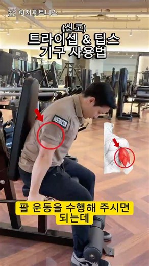 Easy Fitness Mansu Branch | How to Use Shinko Triceps & Dips