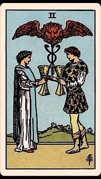 Two of Cups Tarot Card Meaning | Elliot Oracle