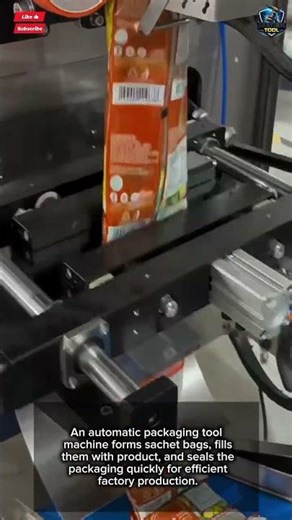 Automatic Packaging Tool Machine Packing Sachets Fast#tool