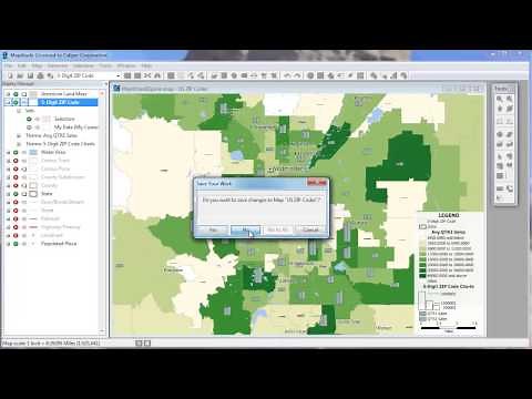Import & map Excel, SQL, tables, databases using your data in Maptitude mapping software