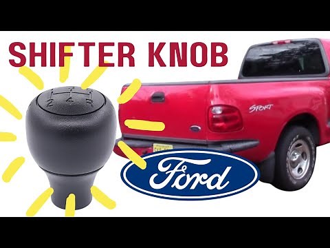 How to REPLACE the SHIFTER KNOB Ford F150 F250 F350 Ranger Bronco Manual Transmission STICK SHIFT