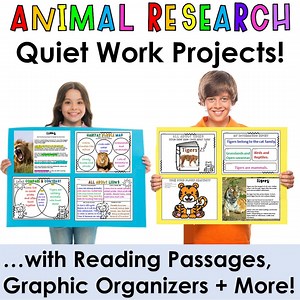 Animal Report Research Project: Homeschool Printable, Grades 2-4 - Etsy Canada