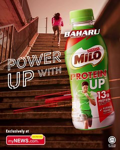 666 reactions · 12 shares | Introducing MILO® PROTEIN UP! With 13g of protein + the goodness of MILO®, it’s your partner in staying fit. Get it exclusively at myNEWS! | MILO Malaysia | Facebook