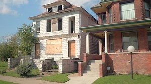 Close Driving Past Two Residential Buildings Stock Footage Video (100% Royalty-free) 27850456 | Shutterstock