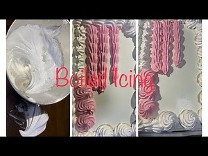 Boiled icing recipe with corn syrup||Super stable and easy to make// Heart of Whing