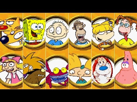 Nicktoons Racing (GBA) // All Playable Characters
