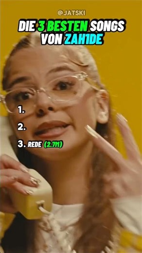 Die 3 BESTEN Songs von ZAH1DE! 🤪 #fy #zahide #zah1de
