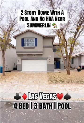 4-Bedroom Home with Pool in Summerlin, Las Vegas