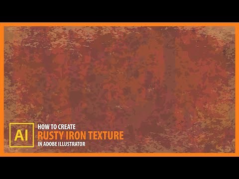 Rusty Iron TEXTURE in Adobe Illustrator | AI TUTORIAL