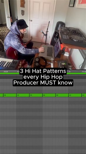 Luke Von on Instagram: "PRODUCERS 🥁 🚨 If you make HIP HOP you MUST know these 3 Hi Hat patterns Gotta have these in your bag 1. Boom Bap Classic golden era hip hop 1/8 notes solid foundational bounce 2. West Coast syncopated & spaced out quick hits (1/4 & 1/8 notes) that give it funk & flow tight rolls going in and out of 4 bar loops 3. Trap 1/16 notes with rolls to get the tempo and song BUMPIN 🔊 tight rolls mixed in with longer rolls for even more bounce hi hats drive the beat and give it s