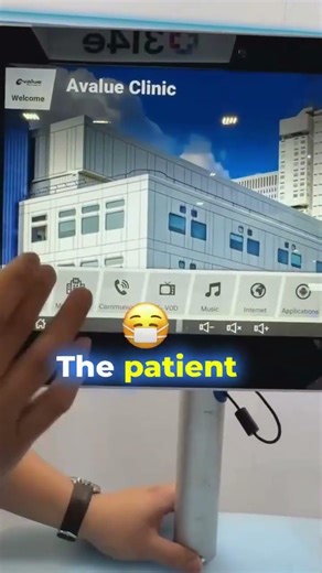 An infotainment on Wheels Transforming Hospital Efficiency! #health #hospital #tech #healthcare