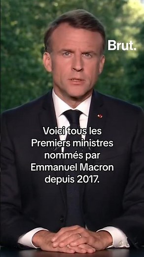 Voici tous les Premiers ministres nommés par Emmanuel Macron depuis 2017