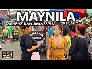 These Parts of Manila Philippines are Shocking, but very NORMAL for the Locals [4K]