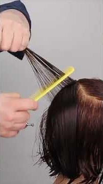 How To Cut A Layered Bob Haircut Tutorial