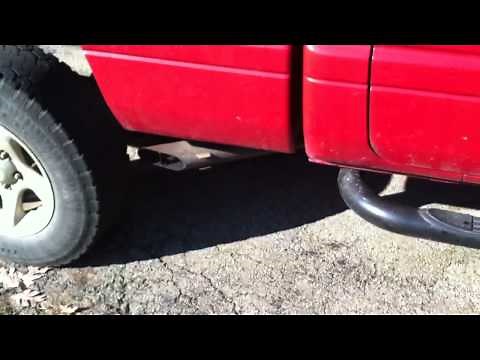 2001 Dodge Ram with boom tube straight pipe (5.2L 318)