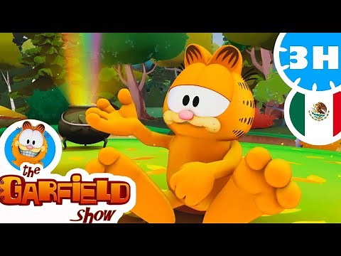 🌈 ¡3 HORAS DE EPISODIOS DIVERTIDOS COMPLETOS! 😹 Garfield Latino Oficial
