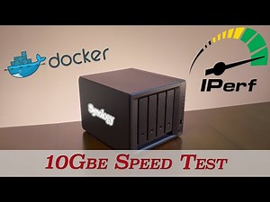 Installing Docker and deploying a iperf container on Synology NAS with 10gbe Network Test