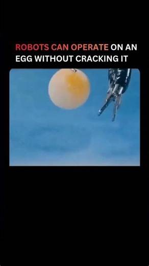 ROBOTS CAN OPERATE ON AN EGG WITHOUT CRACKING IT
