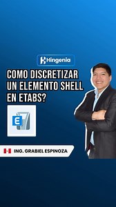 ¿Cómo discretizar en elemento shell con Etabs? Aquí tu tío Hingenia te lo explica. Aprende más ingresando a Hingenia.com/masterclass #hingenia #etabs #tutorial | Hingenia | Facebook