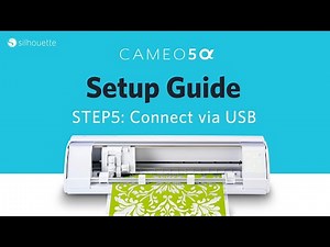 Silhouette CAMEO5α｜Connecting via USB