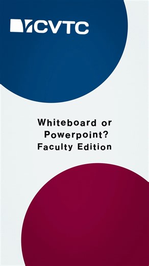 "Whiteboard or PowerPoint? 🎤 Our instructors weigh in on their favorite teaching tool. #TeachingStyles #FacultyVoices #EdTech | Chippewa Valley Technical College