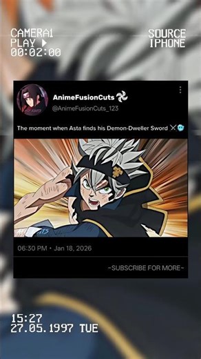 ASTA FINDS HIS DEMON-DWELLER SWORD ⚔️ | BLACK CLOVER | #anime #shorts #blackclover #asta #edit