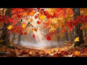 🍂 1 Hour of Autumn Song Birds - Carolina Chickadee Birdsongs for Relaxation & Focus