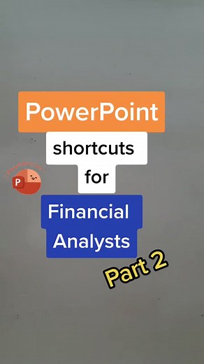 PowerPoint Shortcuts for Financial Analysts Part 2 #careers #financialanalyst #finance101 #investmentbanking #powerpoint #finance #banking #fyp #fy