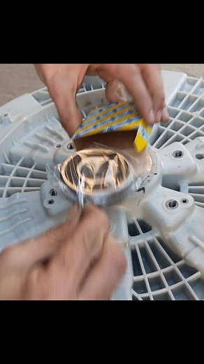 Bearings Replacement #washingmachine #foryou #tips #diy #learnontiktok #repair #fyp #drum #handyman #fypシ #craft #interesting #lg