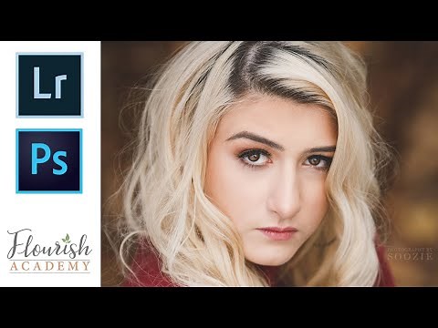 How to Fix Hair Roots and Quarantine Hair in Lightroom and Photoshop