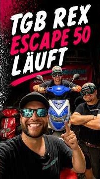 TGB Rex Escape 50 läuft 🛵🚀 #diy #project #scooter #garage #restauration #shorts