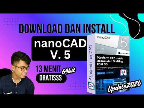 Cara Download dan Install nanoCAD 5 | Gratis | Indonesia