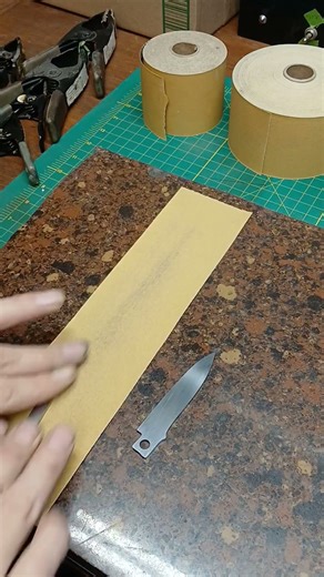 more handsanding 🫩 #diy #edc #knifecommunity