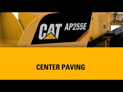 Cat® AP255E Track Asphalt Paver | Center Paving Demo
