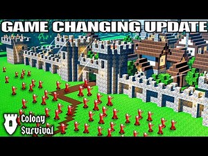 Day One Base Defense Survival Game | Colony Survival Gameplay | Part 1