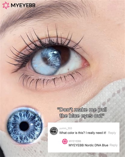 We literally sampled 300 different eye colors just to get these perfect lenses for you! 🌿 Light and natural, seamless blending 👀Create a "born-with-it" natural eye look 👍 All-day hydration, comfortable and breathable 🎁 Free cleaning case & tools 🚨Limited new color, grab it now before it's gone!🏃‍♀️💨 | Myeyebb