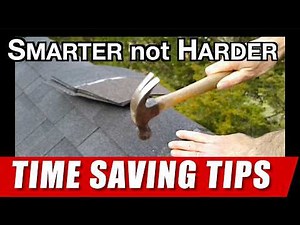 Roof Peak Install. Quick & Easy Ridge Cap: 2 Tips.