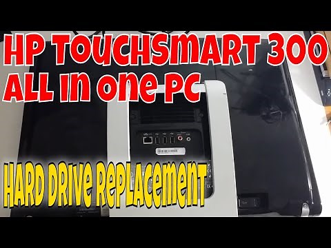 HP TouchSmart 300 All in One Hard Drive Removal and Install