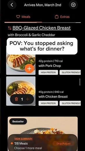New level unlocked: Dinner Handled.