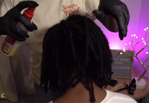 ASMR Techniques for Afro Hair and Locs Part 2