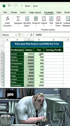 do it like a Pro 🔥 #excel #exceltutorial