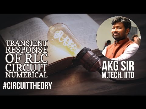 TRANSIENT RESPONSE OF RLC CIRCUIT NUMERICAL