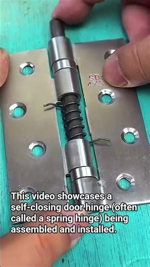 How to Install a Self-Closing Spring Hinge for door