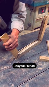 1.3M views · 2.9K reactions | Diagonal tenon ... #carpinteria #woodworking #fypシ #diywoodworking #woodcarpenter #usafactoryprocess | USA Factory Process | Facebook